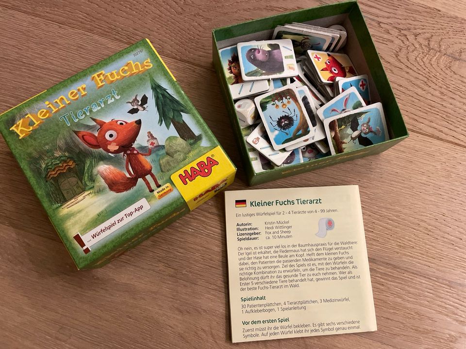 Spiele SET HABA Kosmos Spitz Eddy Fuchs Magische Tiere in Drage