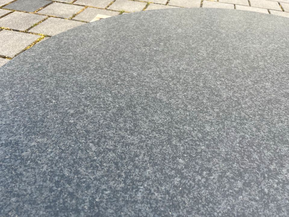 Tischplatte Granit, Gartentisch, Esstisch, wetterfest 120cm in Tübingen