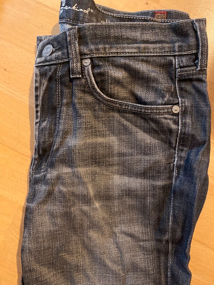 Jeans grau, 7 for all Mankind, Größe 38, Slimmy in Wendelstein