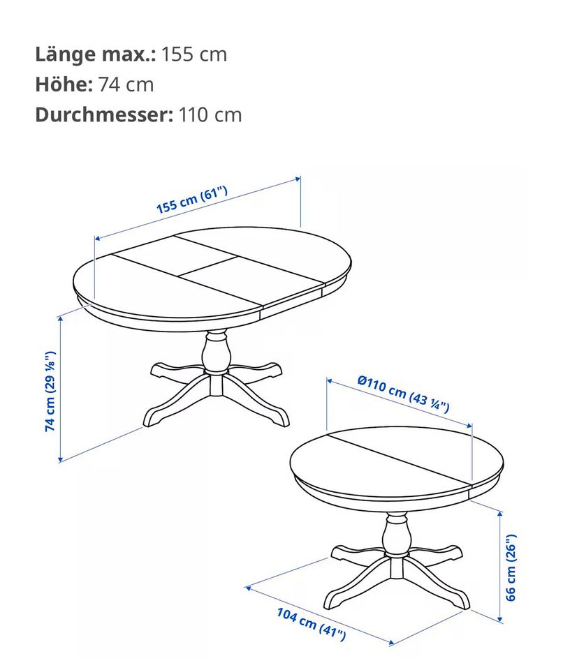 Esstisch INGATORP Ikea in Köln