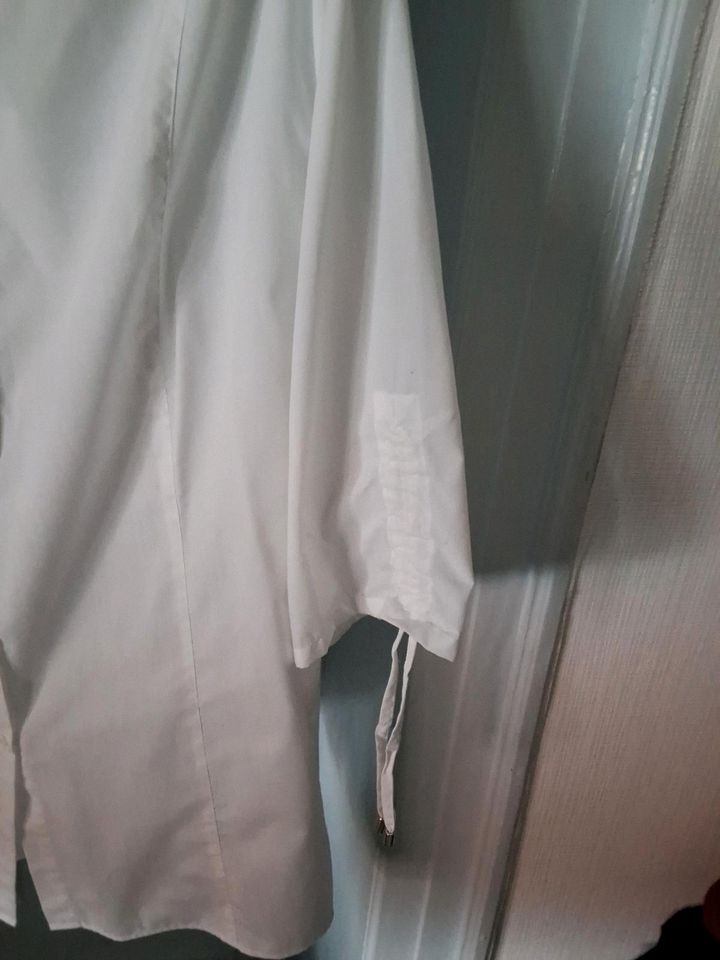 Weiße Bluse von MIAMODA Größe 56 in Hosenfeld
