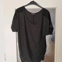 Silber T-Shirt mit Spitze Bayern - Senden Vorschau