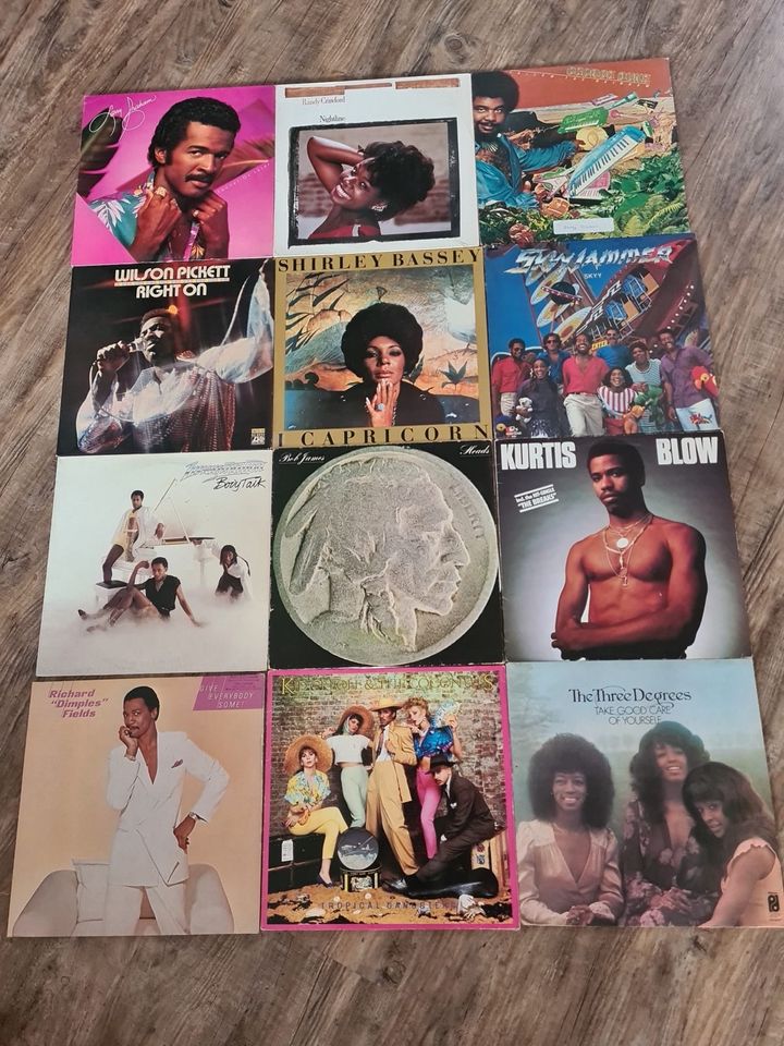 72 Schallplatten Funk & Soul Konvolut Sammlung in Schwanstetten