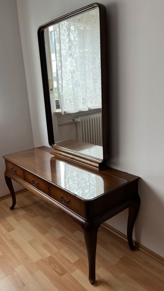 Chippendale Spiegelkommode Vintage Schminktischspiegel in Erlangen