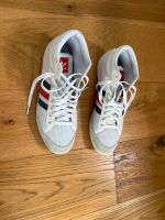 Adidas Retro Sneaker halbhoch weiß blau rot 44 UK 9,5 Hessen - Wettenberg Vorschau