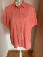 Eterna 1/2 Arm Bluse Orange/Weiss kariert Gr. 44 Schleswig-Holstein - Neumünster Vorschau