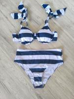 Shein Bikini blau gestreift XXL NEU Sachsen - Stollberg Vorschau