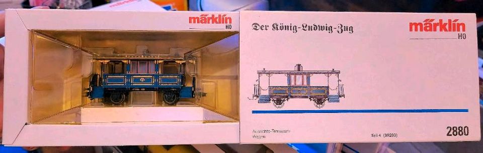 Märklin 2880 + 4398 -König Ludwig Zug HO- 6 tlg. mit Sockel in Aurich