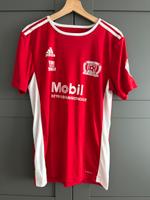 Adidas Fußballtrikot Rummenigge Fußballschule rot/weiß, Gr. S Frankfurt am Main - Kalbach-Riedberg Vorschau