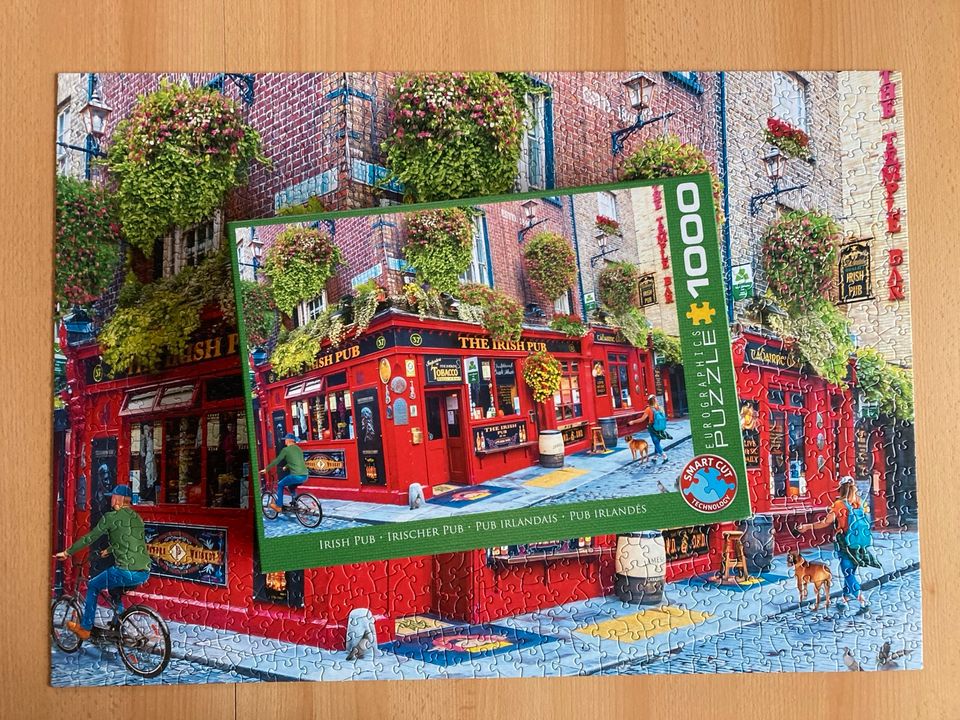 Puzzle Eurographics-1000 Teile-Irish Pub-Smart Cut in Bergen