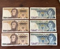 Alte 500 und 1000 Zloty Banknoten Geldscheine aus Polen Brandenburg - Zossen-Dabendorf Vorschau