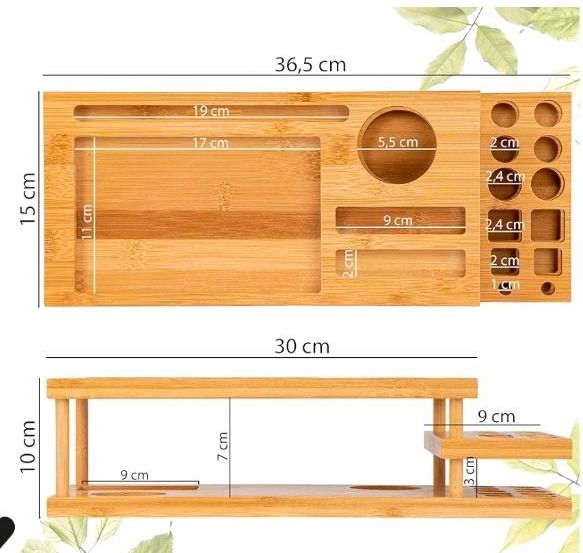 Organizer für make up oder Büro aus bambus in Dresden