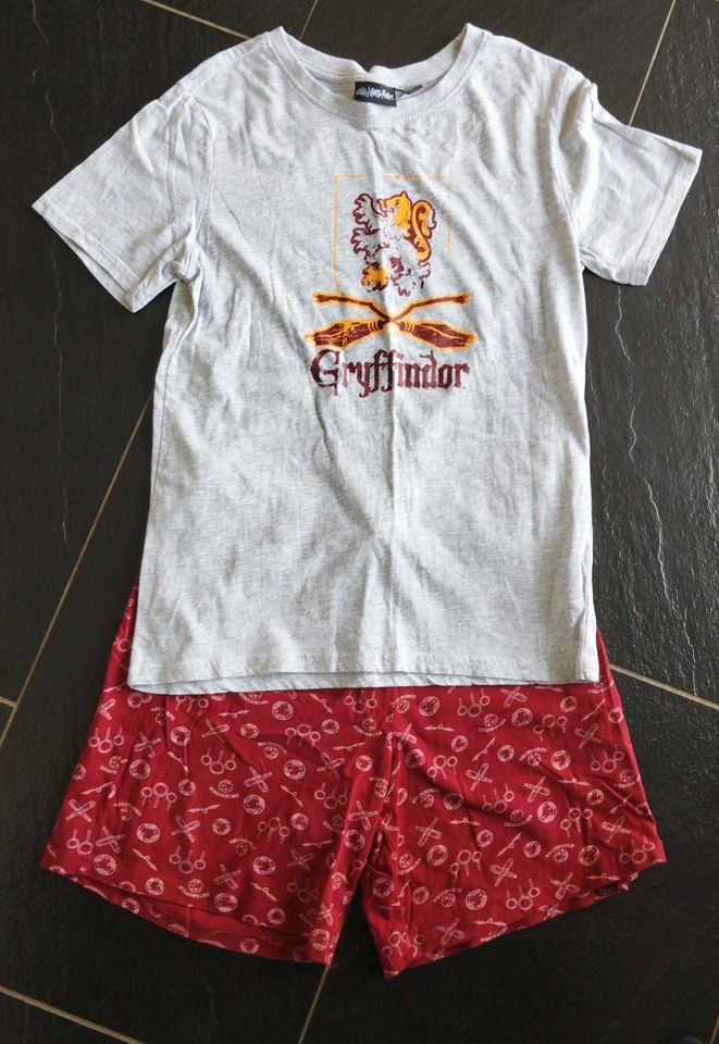 Harry Potter Gryffindor Pyjama Schlafanzug Größe 146/152 Neu in Grettstadt