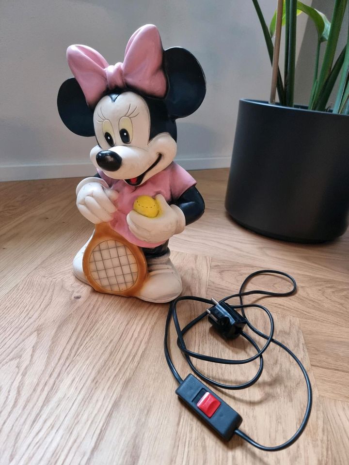 Disney Minnie Mouse Lampe Vintage alt Tennis rosa Maus Stehlampe in Dresden