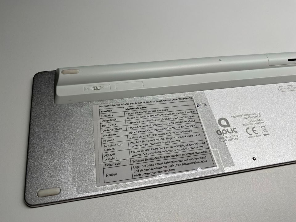 aplic Bluetooth Tastatur mit Pad Modell Nr. 302976 in Hülben