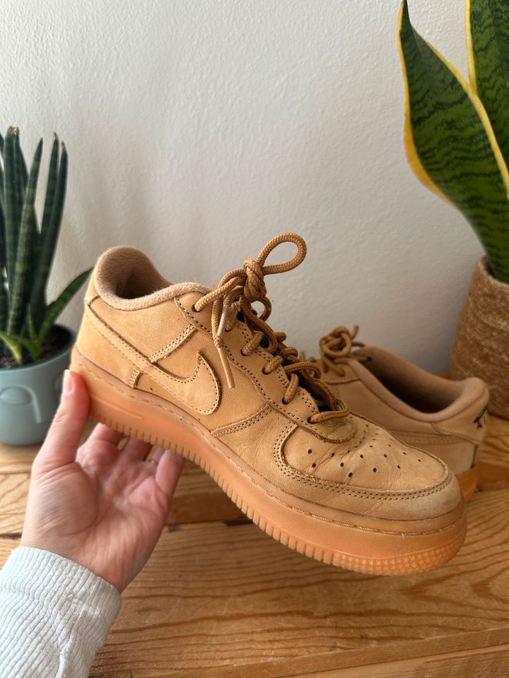 Damen Air Force 1 '07 Wb Sneaker, Flax Wheat Gum Light Brown in Freiburg im Breisgau