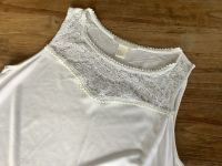 *H&M* Damen Spitzen-Top/Shirt, Gr. S, weiß, Borte, Spitze, TOP* Baden-Württemberg - Tiefenbronn Vorschau