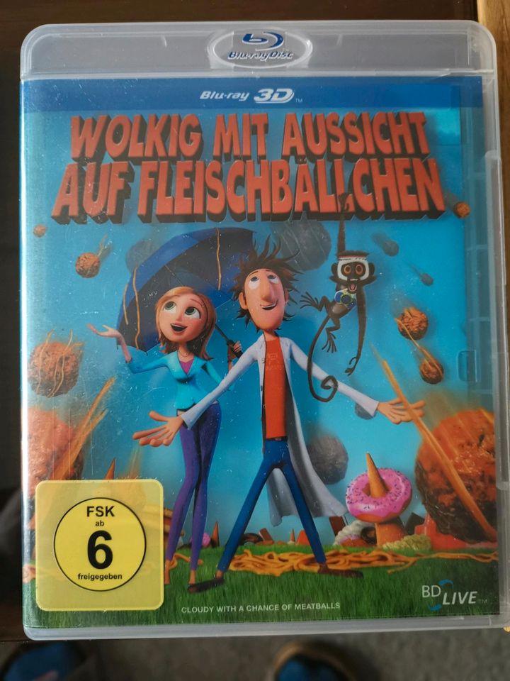 3D Blu Ray "WOLKIG MIT AUSSICHT AUF FLEISCHBÄLLCHEN" in Troisdorf