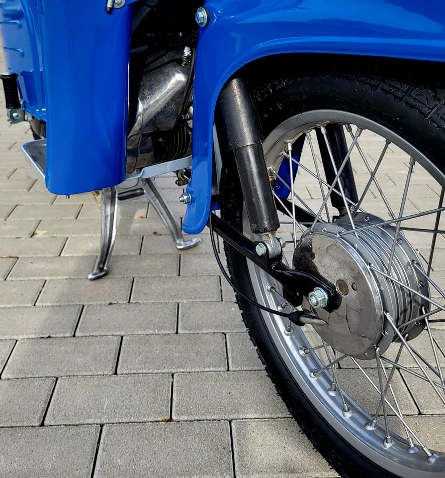 Simson Schwalbe KR51/1 komplett restauriert blau in Bad Rappenau