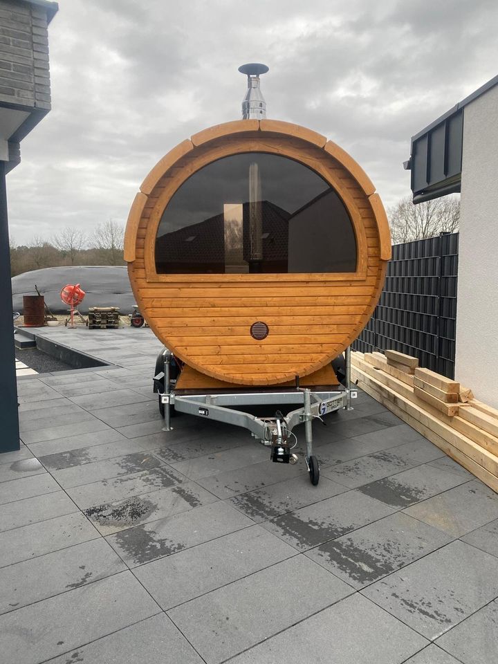 Sauna-Fassauna-Mobilsauna-Holzofensauna-Eletrosauna zu verkaufen in Spelle