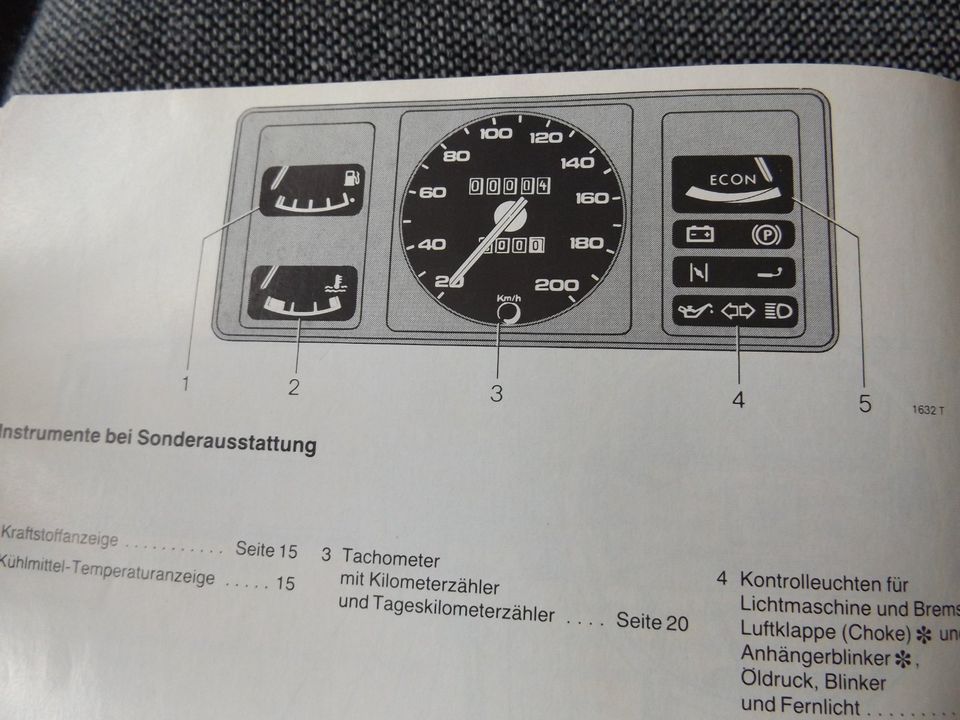 Bedienungsanleitung Opel Kadett D, Febr. 1982 in Moormerland