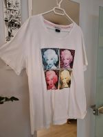 Ulla Popken T Shirt weiß, Größe M bunt Hessen - Wöllstadt Vorschau