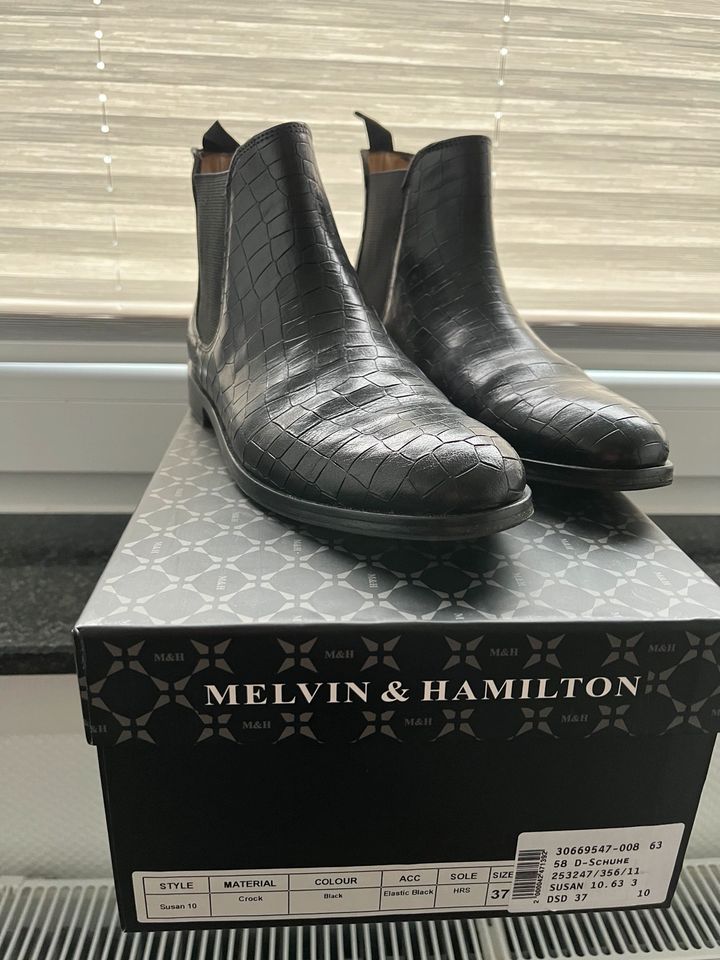 Melvin & Hamilton Susan 10 Stiefeletten schwarz Größe 37 in Mülheim (Ruhr)