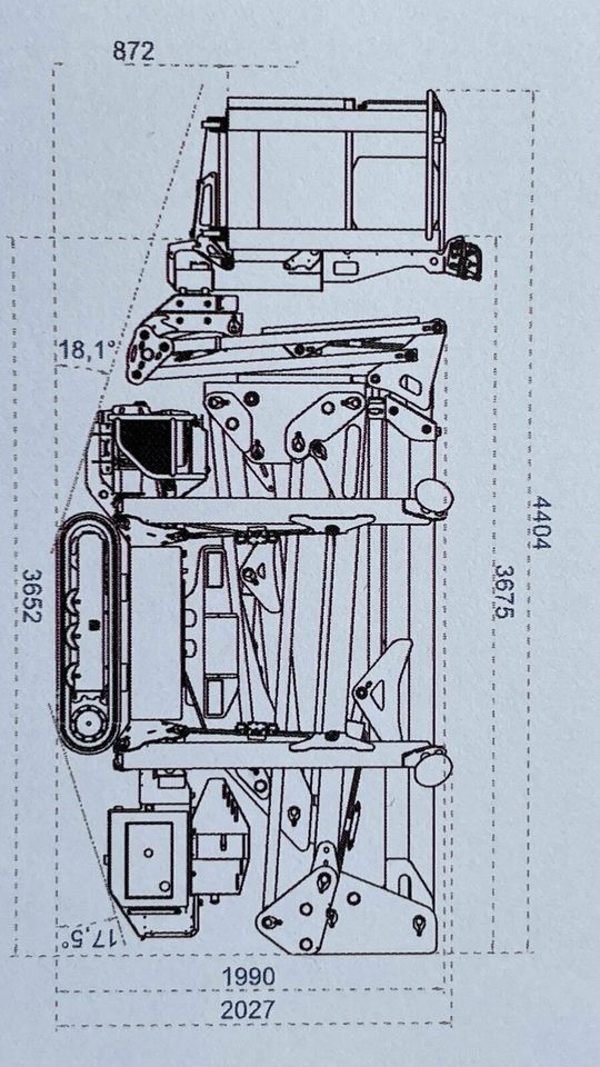 Compact 15 DA E Raupenbühne 15,10m 7m seitl. Reichweite in Erkrath