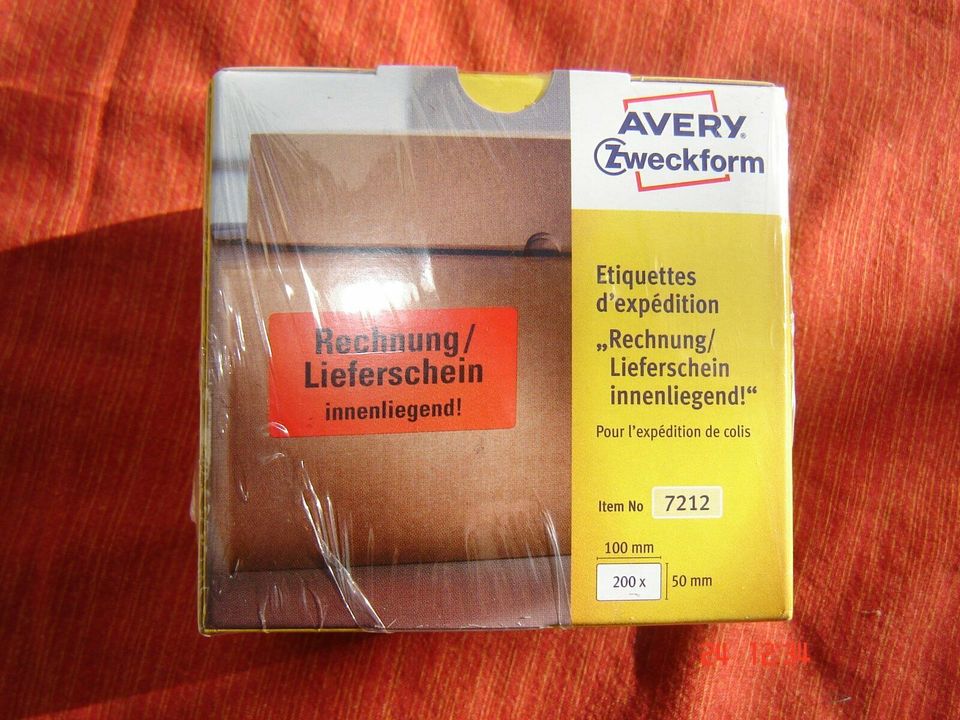 200 St Box Etiketten Zweckform 7250 oder 7212 originalverpackt in Seefeld