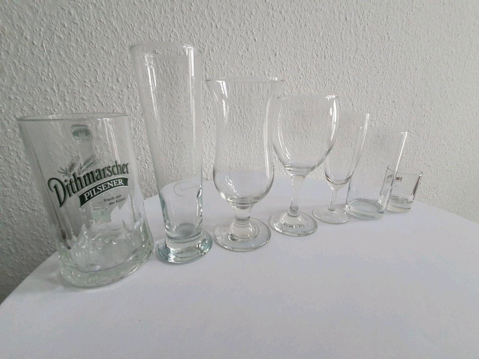 Gläser Tulpe, Wein, Bier,Schnaps Event Feier zu vermieten in Meldorf