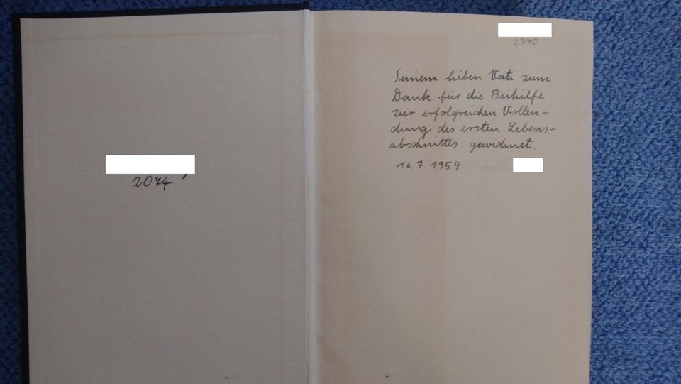 Buch Chaim Weizmann Memoiren Deutsche Erstausgabe 1951 gebunden in Heiligenhaus
