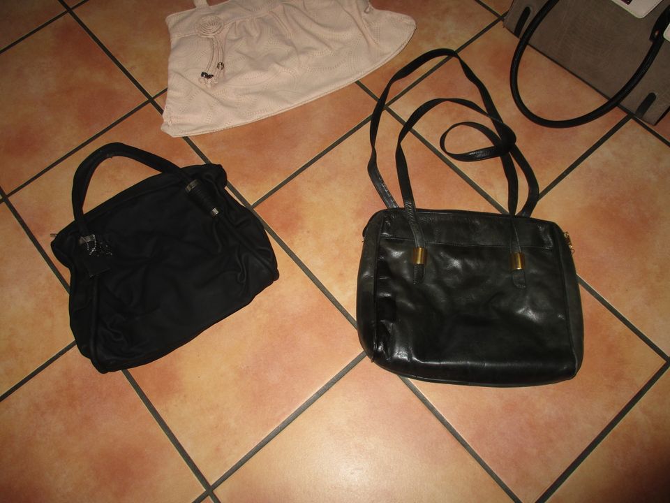 6 x Handtasche groß Retro Vintage Tasche Shopper Umhängetasche in Montabaur