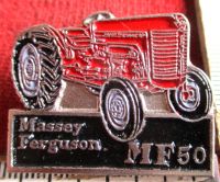 Traktor Massey Ferguson MF50 Trecker Abzeichen Orden Pin Made in Niedersachsen - Hoya Vorschau