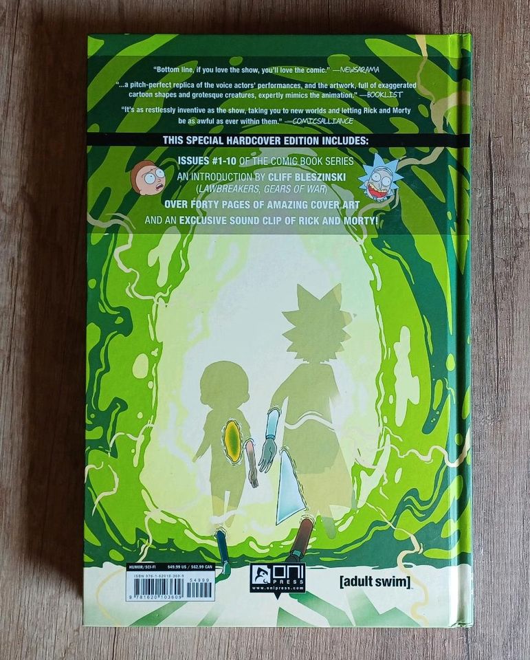 Rick and Morty Book One Hardcover Buch mit Sound Clip englisch in Alveslohe