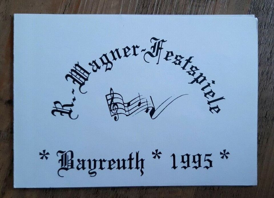 Briefmarke Fränkische Schweiz mit Jubiläumsstempel Richard Wagner in Bayreuth