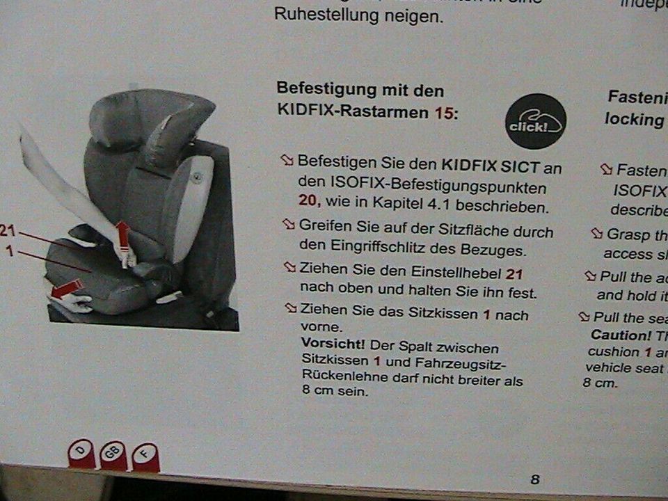 Römer Auto-Kinder-Sitz 15-36kg bis 12J.,ISOFIX,unfallfrei,TOP! in Remptendorf