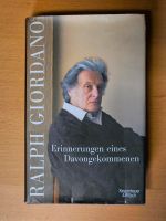 Buch: Erinnerungen eines Davongekommenen (Ralph Giordano) Baden-Württemberg - Heidelberg Vorschau