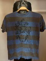 Blau/Schwarzes T-shirt mit Print S/M Bremen - Neustadt Vorschau