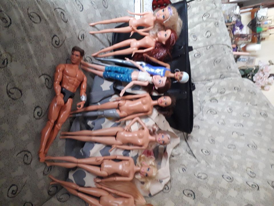 Konvolut Barbie Puppen Mattel Zuru Hasbro fast alle nackt in Heilsbronn