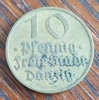 10 Pfennig Freie Stadt Danzig 1932 Münze Dresden - Klotzsche Vorschau