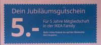 Ikea Gutschein 5€ ab 20€ Einkaufswert. Online oder im Handel Bayern - Forheim Vorschau