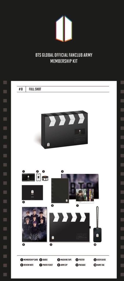 BTS 2019 Official Fanclub ARMY Membership Kit 6th Full Set in Kriftel