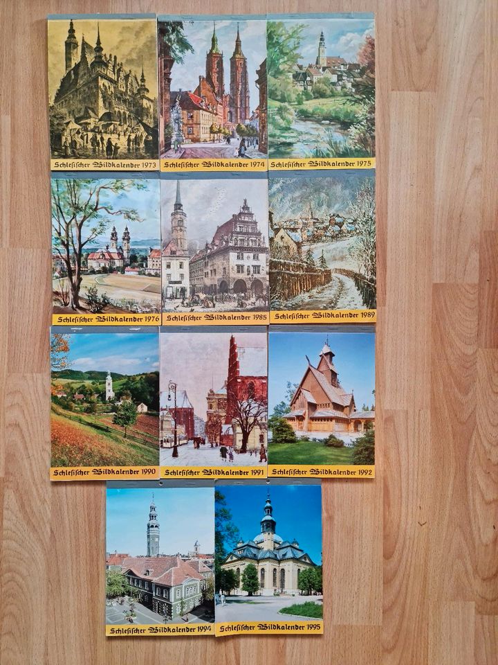 11x Schlesischer Bildkalender. Wie Neu. Siehe Fotos. in Landshut