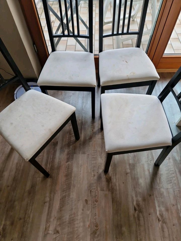 Esszimmertisch mit Stühlen Esszimmergarnitur in Lollar