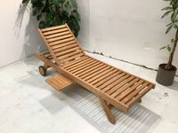 Gescova Sonnenliege Teak mit Tablett + Liegenauflage Jan Kurtz Aachen - Aachen-Mitte Vorschau