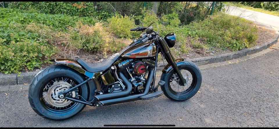 Harley Davidson Softail Slim / Fat Boy / Klappe / Tausch Bus in Bad Wildbad