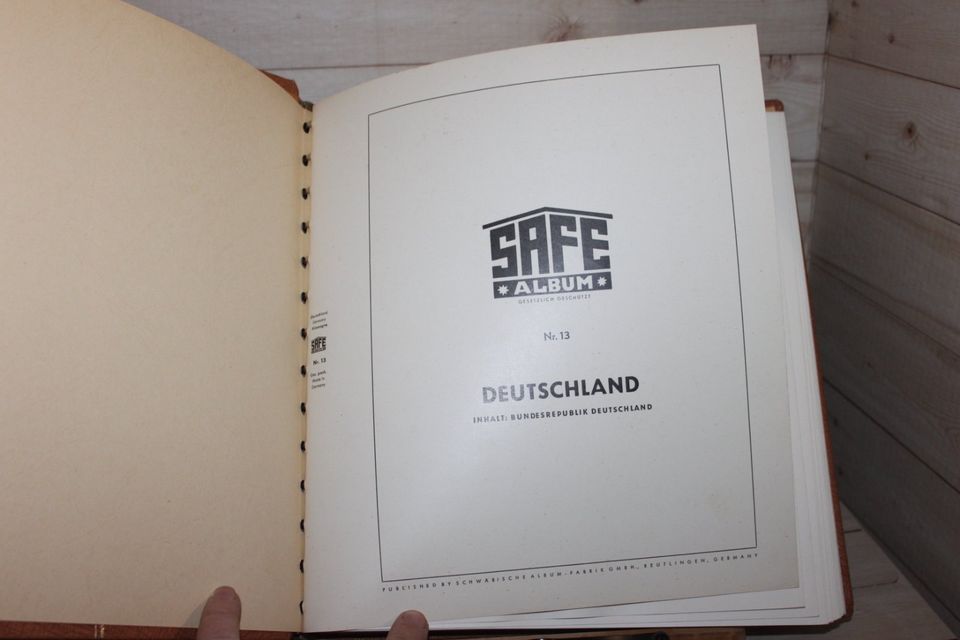BRD - Safe Vordruckalbum 1949-1974 mit gest. Marken in Herschbach