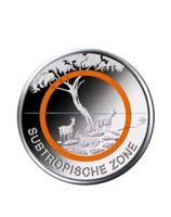 5 Euro Münze 2018 "Subtropische Zone" Sammlermünze  Prägestätte A Nordrhein-Westfalen - Kreuztal Vorschau