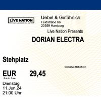 DORIAN ELECTRA KONZERT - HAMBURG 11.06.24 - STEHPLATZ TICKET Berlin - Mitte Vorschau