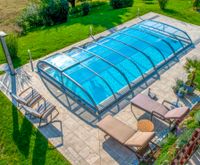 Poolüberdachung Schiebehalle Pool Flat Clear Größe 6x3 bis 8x4m Baden-Württemberg - Heitersheim Vorschau